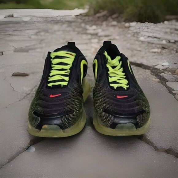 Nike Air Max 720 Retro Future Neon Black / Volt Size 4Youth Collection Sneakers main image 7